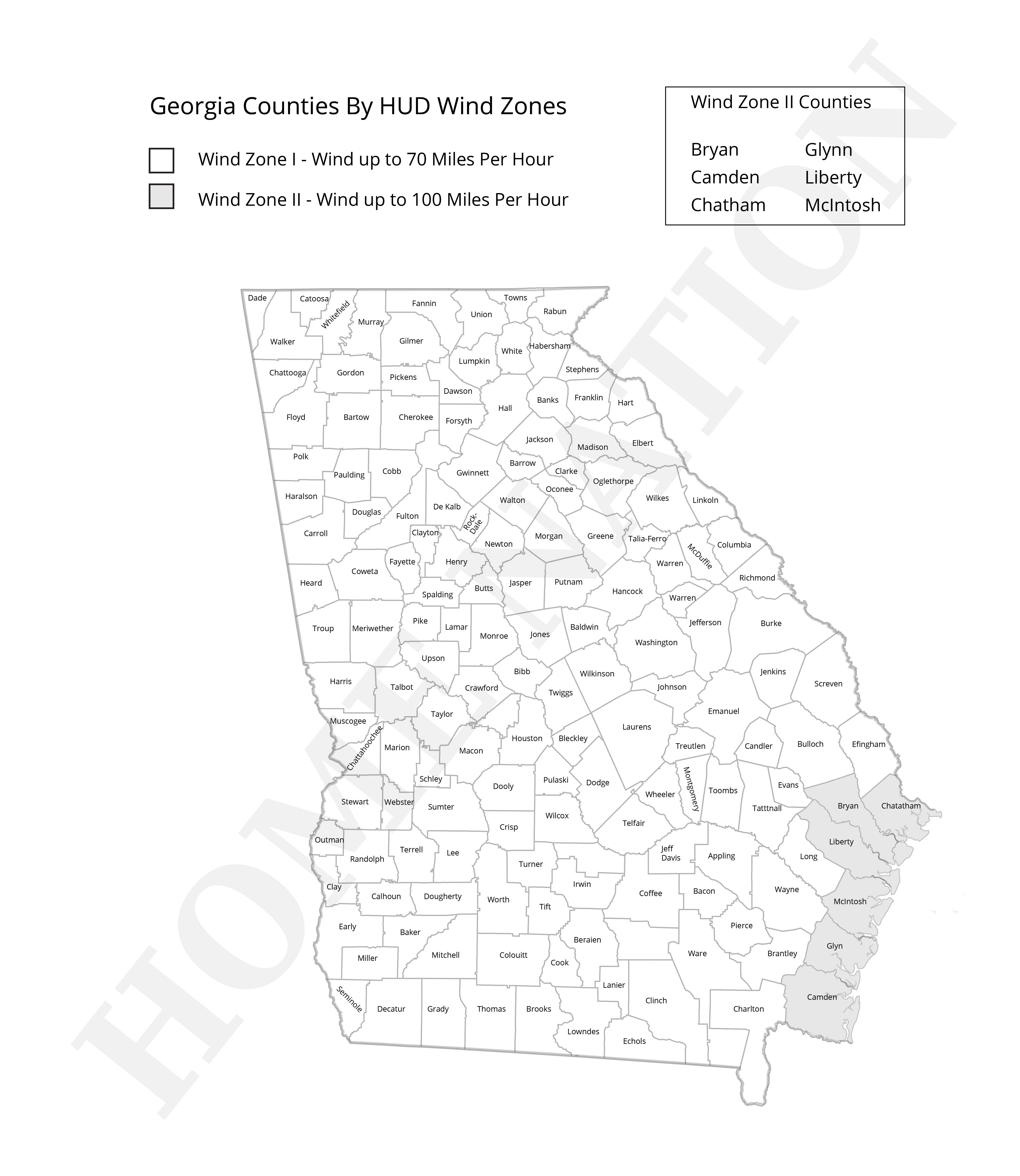 Complete Guide to Georgia Wind Zones