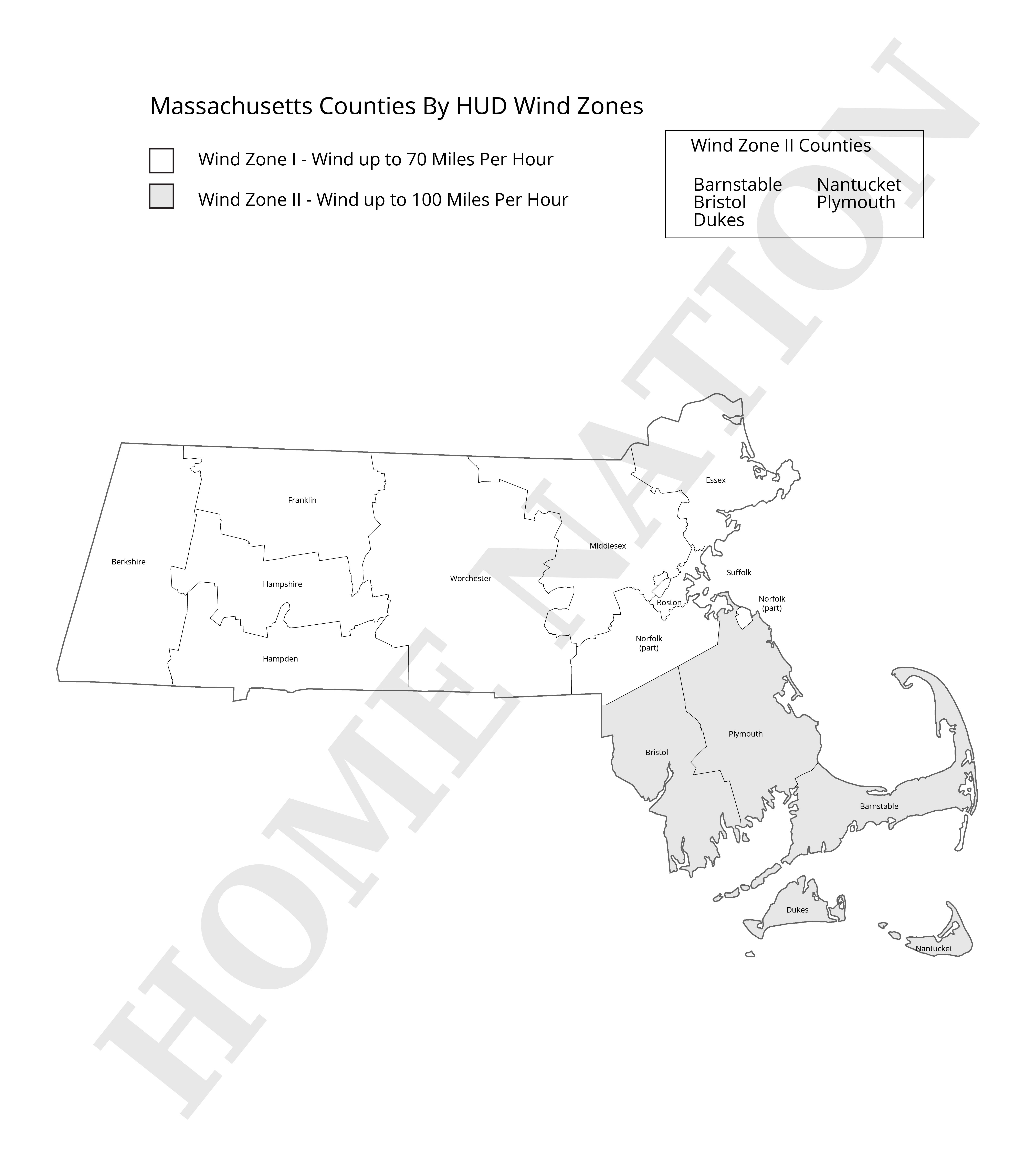 Complete Guide to Massachusetts Wind Zones