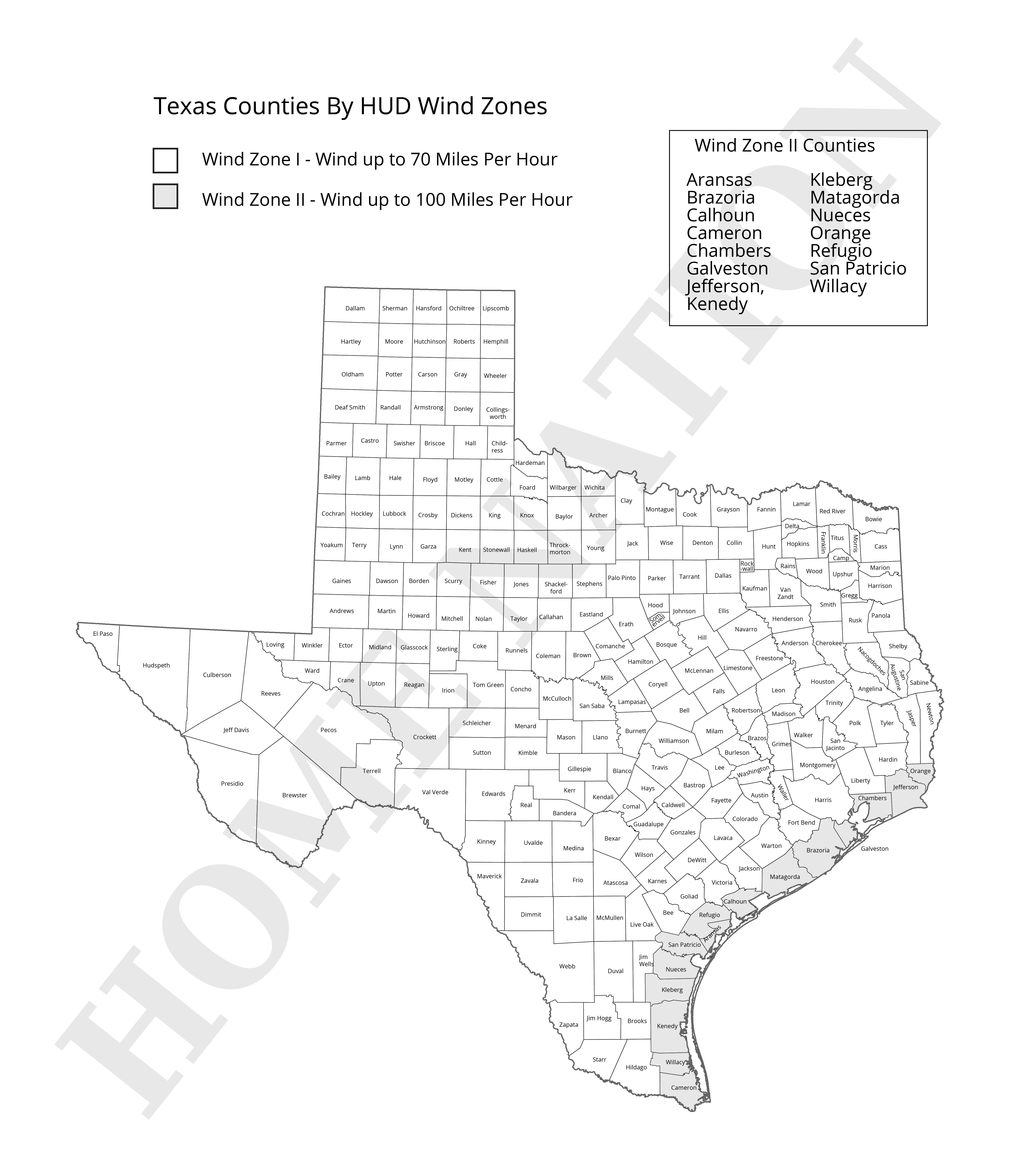 Complete Guide to Texas Wind Zones