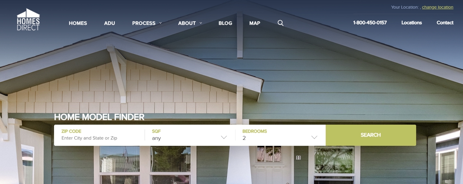 Homes Direct Website