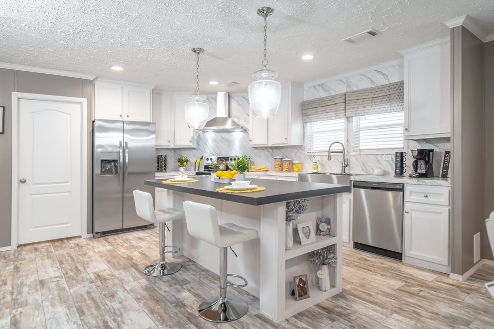 Modern mobile home kitchen